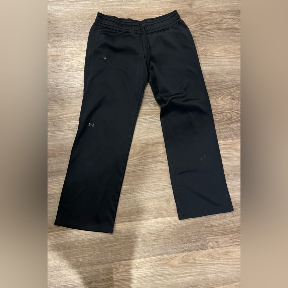Black under armour sweat pants